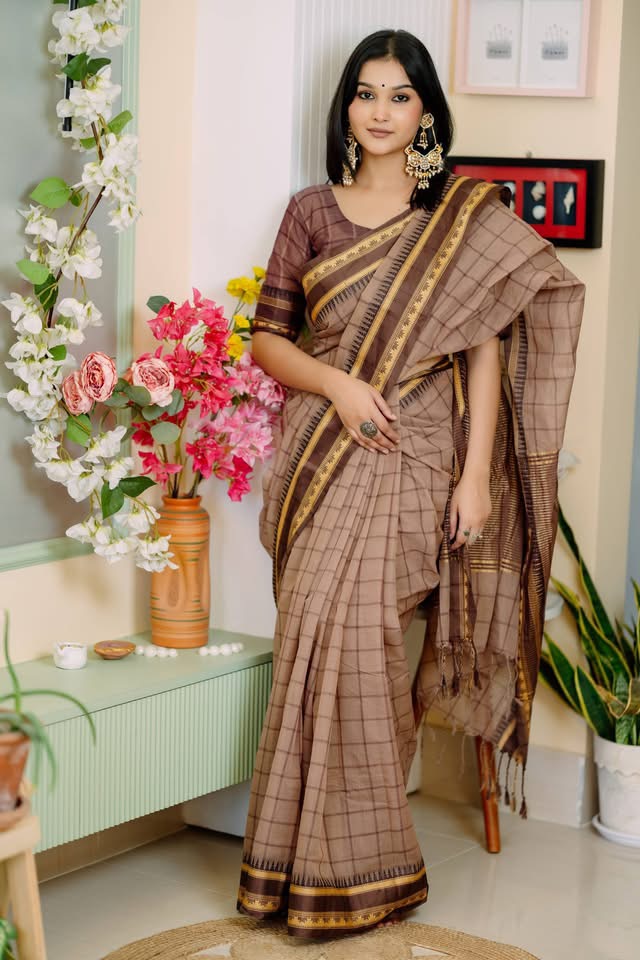 Original Handloom Cotton Saree | CS-46