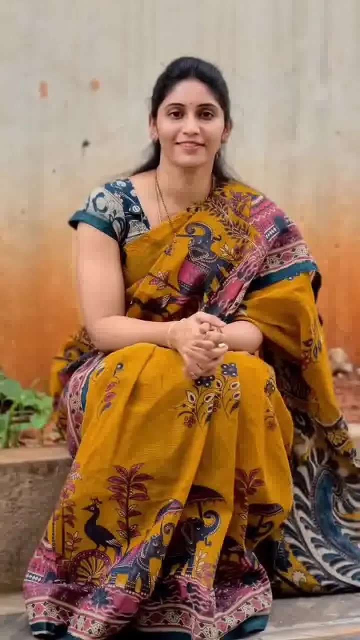 Traditional Block Design Printed Kota Doria Cotton Saree