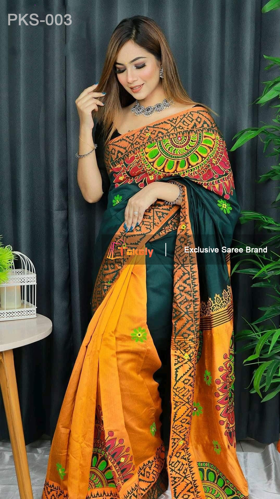 Dhupiyan Silk Women Gorgeous Saree PKS-04